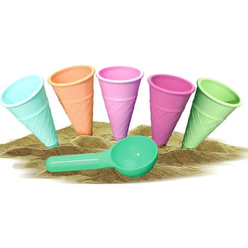 Homokozó fagylaltok játékszett zacskóban, 18471