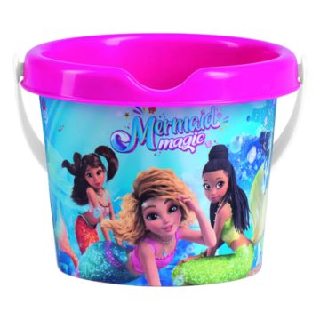 Homokozó vödör, hableányok 13 x 11 cm - 18472