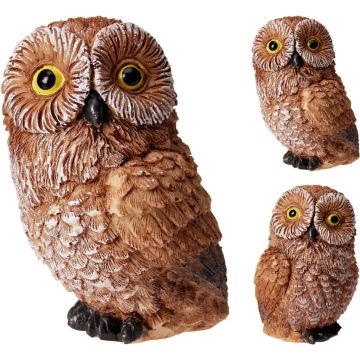 Bagoly figura, 6,5 cm, 2 féle, 19066