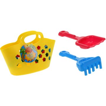 Homokozó játékszett táskában, 3 darabos, 19144