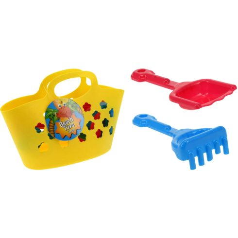 Homokozó játékszett táskában, 3 darabos, 19144