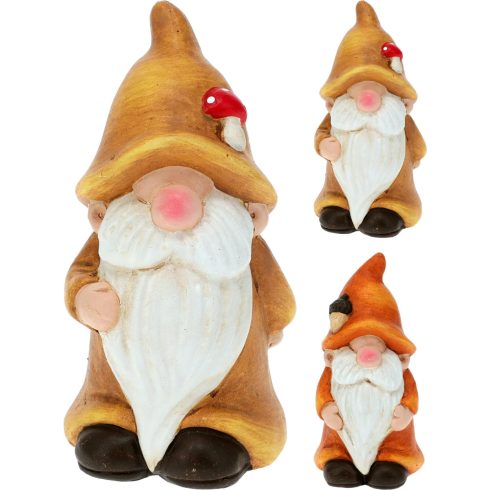 Gnome figura, 11 cm, 2 féle, 19147