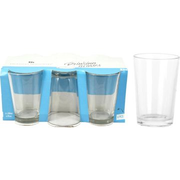 Üvegpohár, 6 darabos szett, 200 ml, 19198