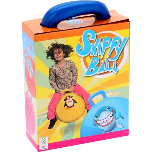 Állatos ugrálólabda dobozban, 55 cm, 19199