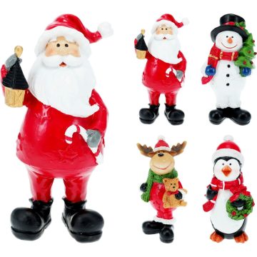 Karácsonyi figura, 13 cm, 4 féle, 19213