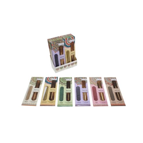 Füstölő szett 20 darabos tartóval, tőbbféle - 19243