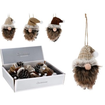 Manó toboz függődísz, 3 féle, 19244