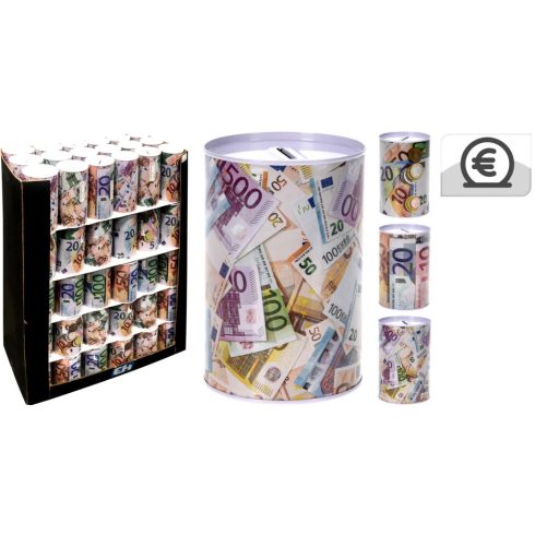 Euro mintás fémpersely, 10 x 15 cm, 19249