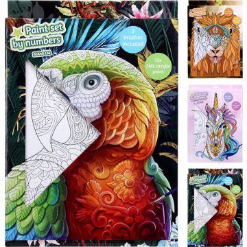 Képfestő játékszett festékkel, 19257