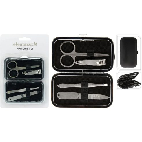 Manikűr szett lapon, 4 darabos, 19280