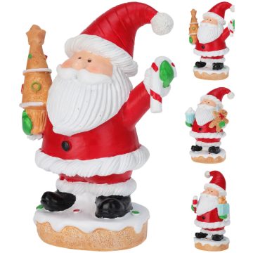 Mikulás figura 14 cm 3 féle - 19330