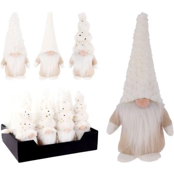 Gnome figura, 22 cm, 3 féle, 19335