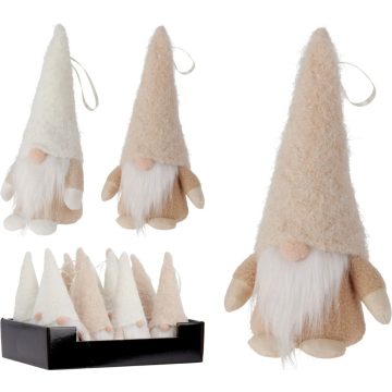 Akasztós gnome figura, 22 cm, 2 féle, 19337