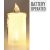 Világító LED-es gyertya, 10 cm, 19339