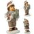 Karácsonyi gyerek figura, 12 cm, 2 féle, 19347
