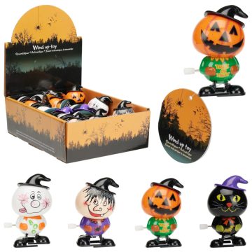 Halloween figura 7,5 cm felhúzós 4 féle - 19368