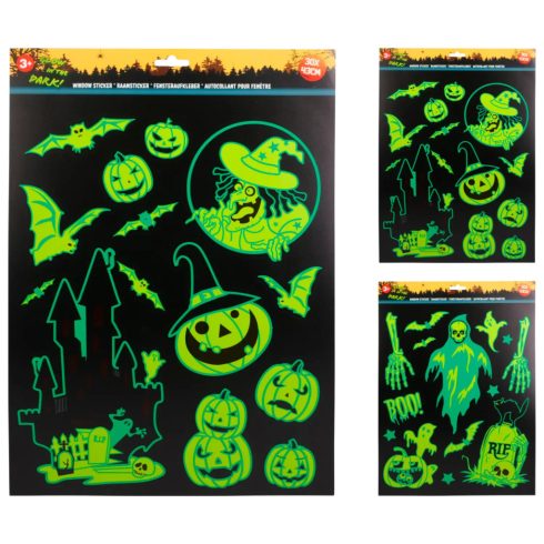 Halloween ablakmatrica 2 féle - 19386