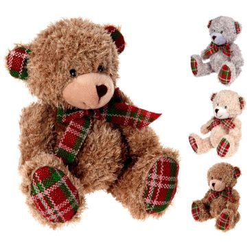 Maci plüss figura, 18 cm, 3 féle, 19396