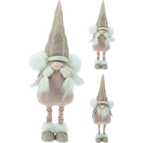 Pink gnome figura, 51 cm, 2 féle, 19404