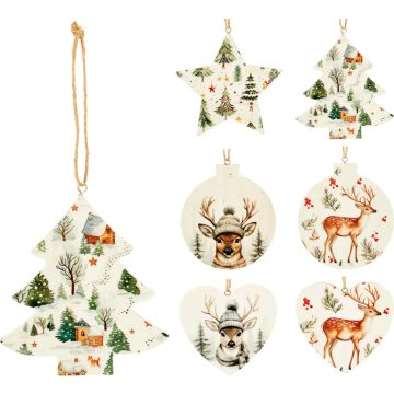 Rénszarvas függődísz, 6 féle, 19408