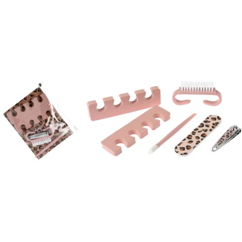 Pedikűr szett lapon, 6 darabos, 19427