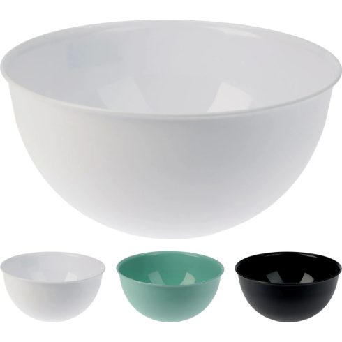 Műanyag tál 3 színben,  3 literes, 19436