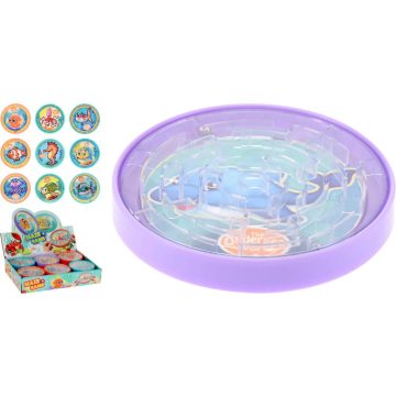 Labirintus játék, 9 cm, 12 féle, 19439