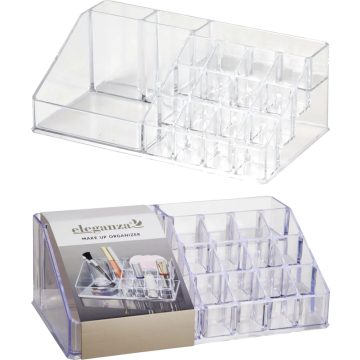 Make-up tartó, műanyag, 22 cm, 19452