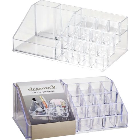 Make-up tartó, műanyag, 22 cm, 19452