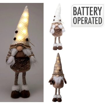 Gnome figura, 52 cm, világító LED-es, 2 féle, 19471