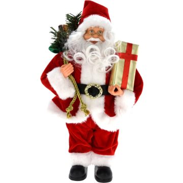 Mikulás figura, 30 cm, 19472