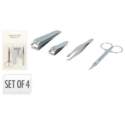 Manikür szett 4 db-os lapon - 19512