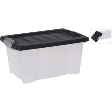 Multibox műanyag tároló fedővel, 4,5 literes, 19546