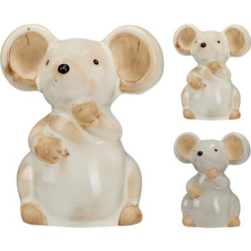 Egér figura, kerámia, 19552