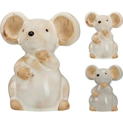 Egér figura, kerámia, 19552