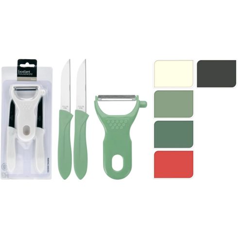 Hámozó szett lapon, 3 darabos, 5 féle, 19561