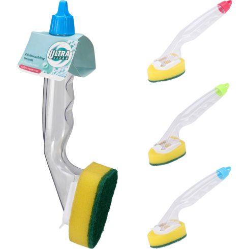 Mosogatókefe tartállyal, 3 féle, 19569