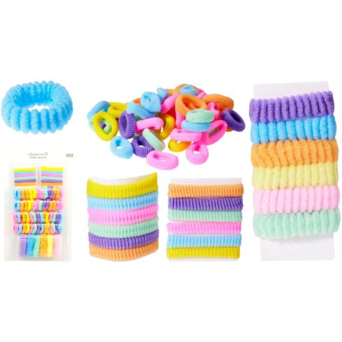 Hajgumi szett dobozban, 76 db, 19574