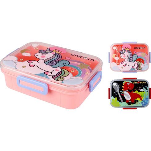 Szendvicsdoboz, műanyag, 2 féle, 22 x 17 cm, 19584