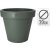 Virágcserép, műanyag, zöld, 20 cm, 19595