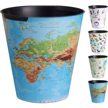 Szemetes vödör, műanyag, 4 féle, 19601