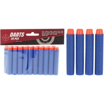   Szivacskilövő utántöltő lövedék szett zacskóban, 20 db, 19656