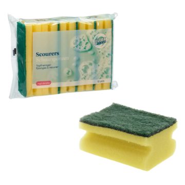 Mosogatószivacs, 10 darabos szett, 19674