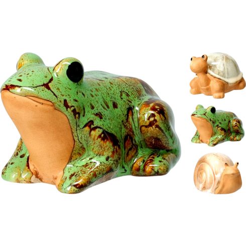 Kerti állat dekoráció, kerámia 3 féle, 19678