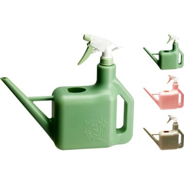 Locsolókanna permetezővel, műanyag, 3 féle, 19686