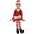 Elf figura kari ruhában, ülő, 25 cm, 2 féle, 19736