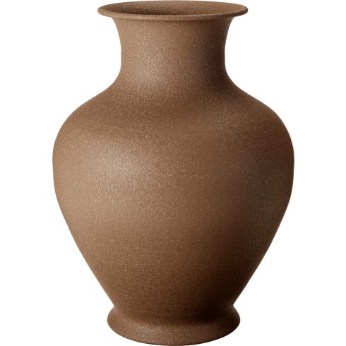 Váza, fém, barna, 31 cm, 19791