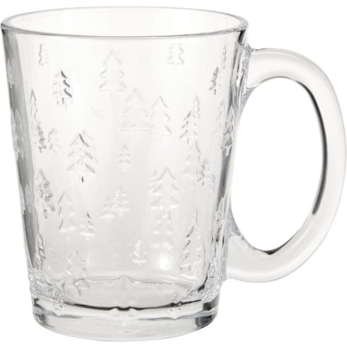 Teás üvegpohár dobozban, 4 darabos szett, 300 ml, 19794