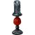 Halloween gyertya, LED-es, 26,5 cm, 2 féle, 19810
