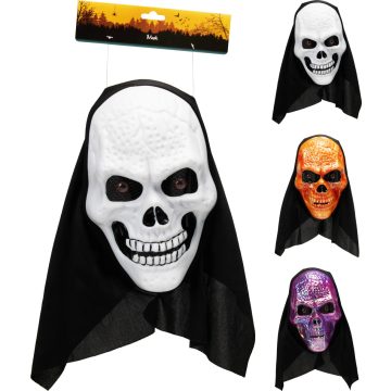 Halloween koponya maszk, 3 féle, 19817